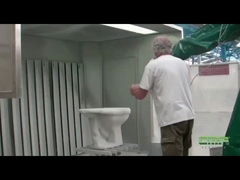 GR630-1900 met zelflerende functie schilderrobots CMA model op toilet in de keramische industrie